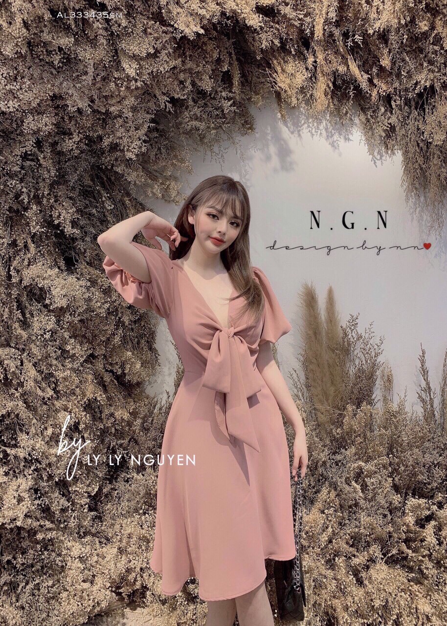 ĐẦM VOAN LỤA DÁNG DÀI IN MẪU HOA SANG CHẢNH HL04