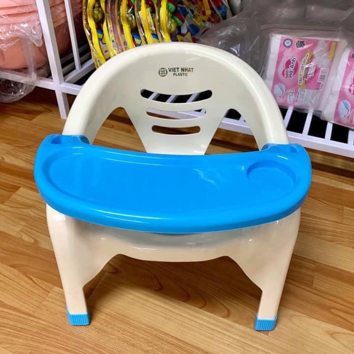 2 IN 1 - Ghế ăn dặm Việt Nhật- ghế ăn cho bé - ghế tập ngồi - ghế tay vịn