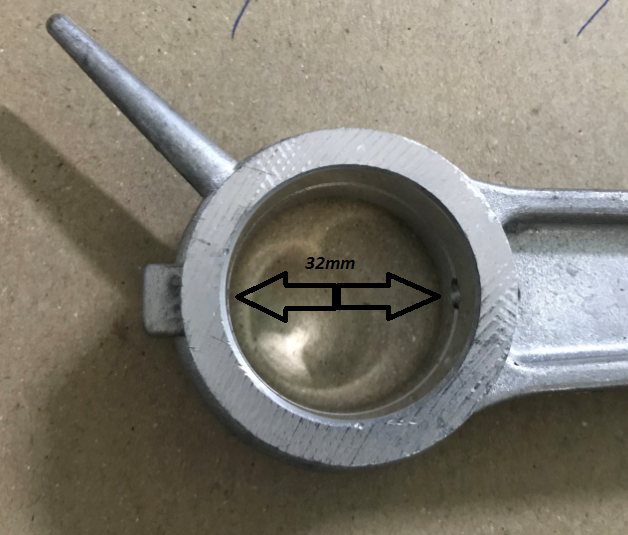 Piston + secmang + tay biên + chốt ăc + khóa ắc 3080