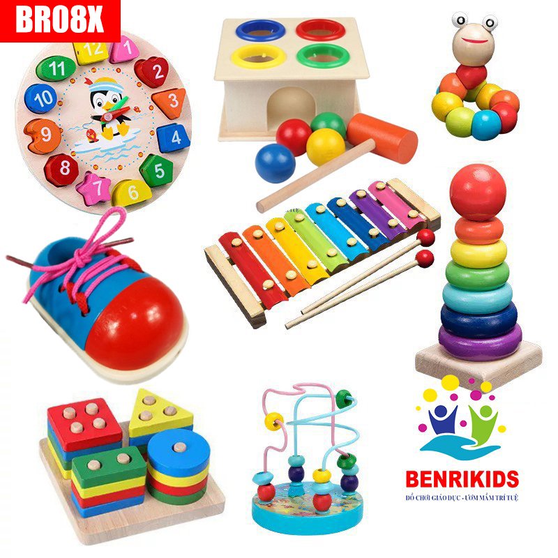 Đồ Chơi Giáo Cụ Montessori Bằng Gỗ Loại Mới Cho Bé Từ 1 Tuổi Trở Lên Phát Triển Tư Duy, Đồ Chơi Trẻ Em, Đồ Chơi Giáo Dục Benrikids