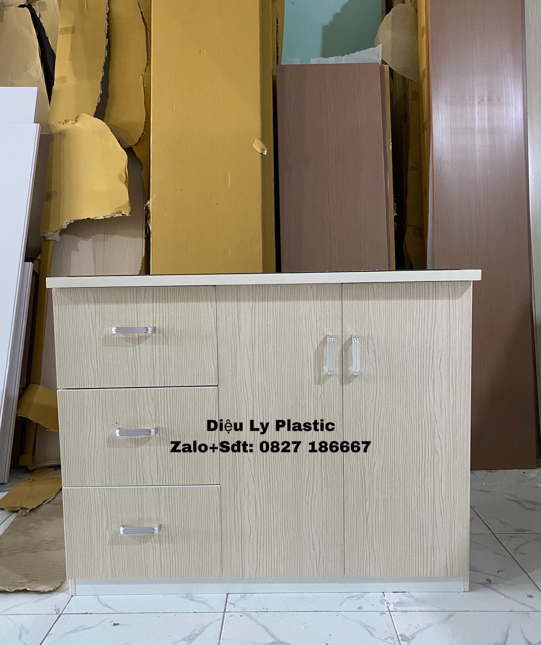 [HCM]Tủ bếp mini nhựa ĐÀI LOAN thiết kế theo yêu cầu giá rẻFREESHIP