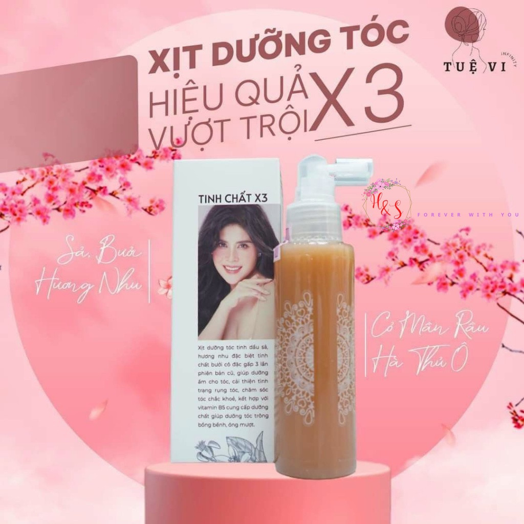 Tinh dầu sả bưởi tuệ vy 100ml - xịt sả bưởi kích mọc tóc , phục hồi hư tổn, giảm gãy rụng tdsbtv01