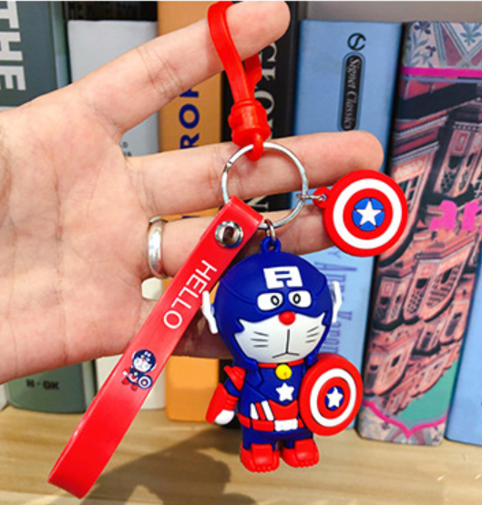 Móc khóa hoạt hình móc khóa chibi móc khóa ô tô xe máy