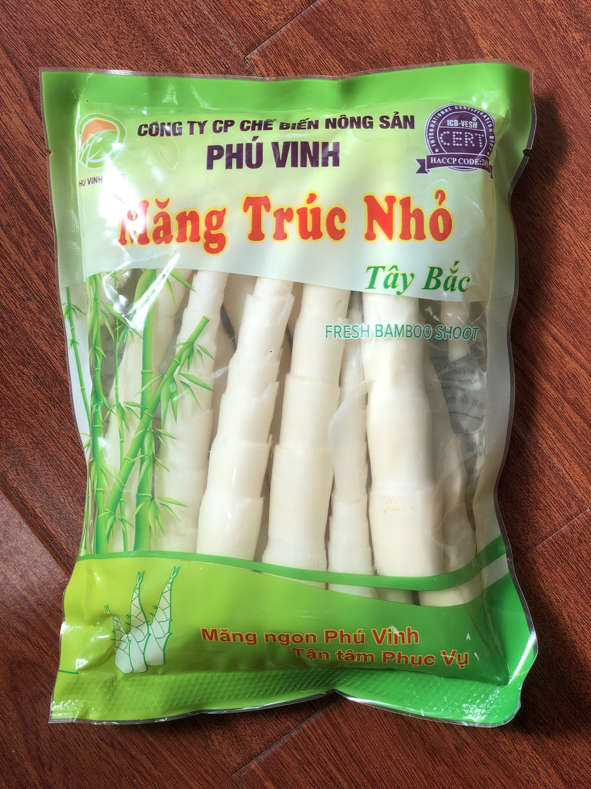 Măng trúc nhỏ trắng Phú Vinh (200g măng/1 bịch ) - VT00041
