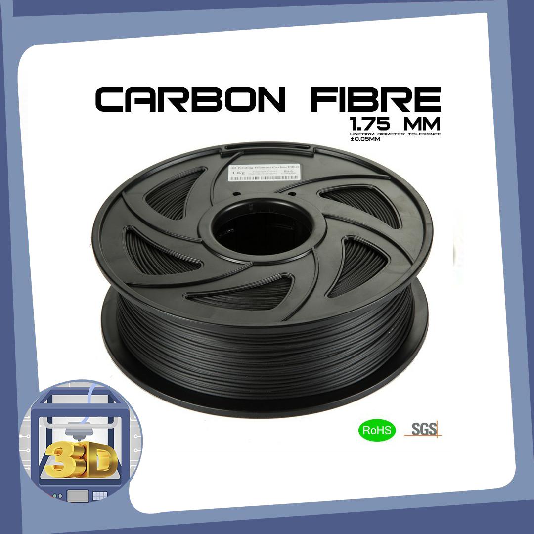 Cuộn nhựa in 3D sợi cacbon CF PLA 1.75mm Cacbon Fiber 1kg