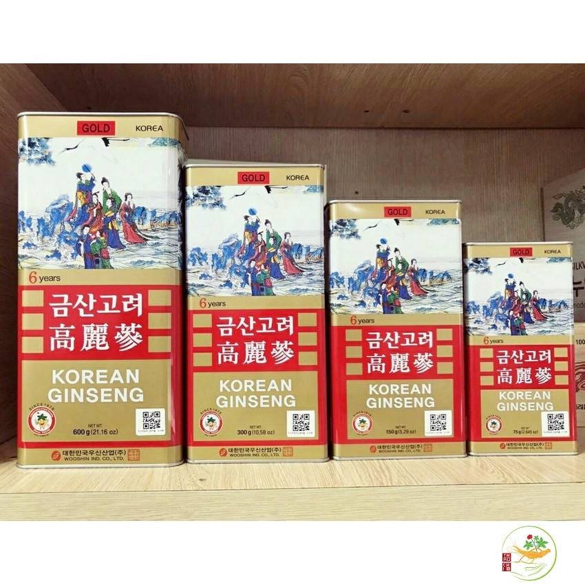 Hồng sâm khô hộp thiếc hàn quốc chính hãng Bio - Tăng đề kháng, phục hồi sức khỏe, phòng ngừa ung thư