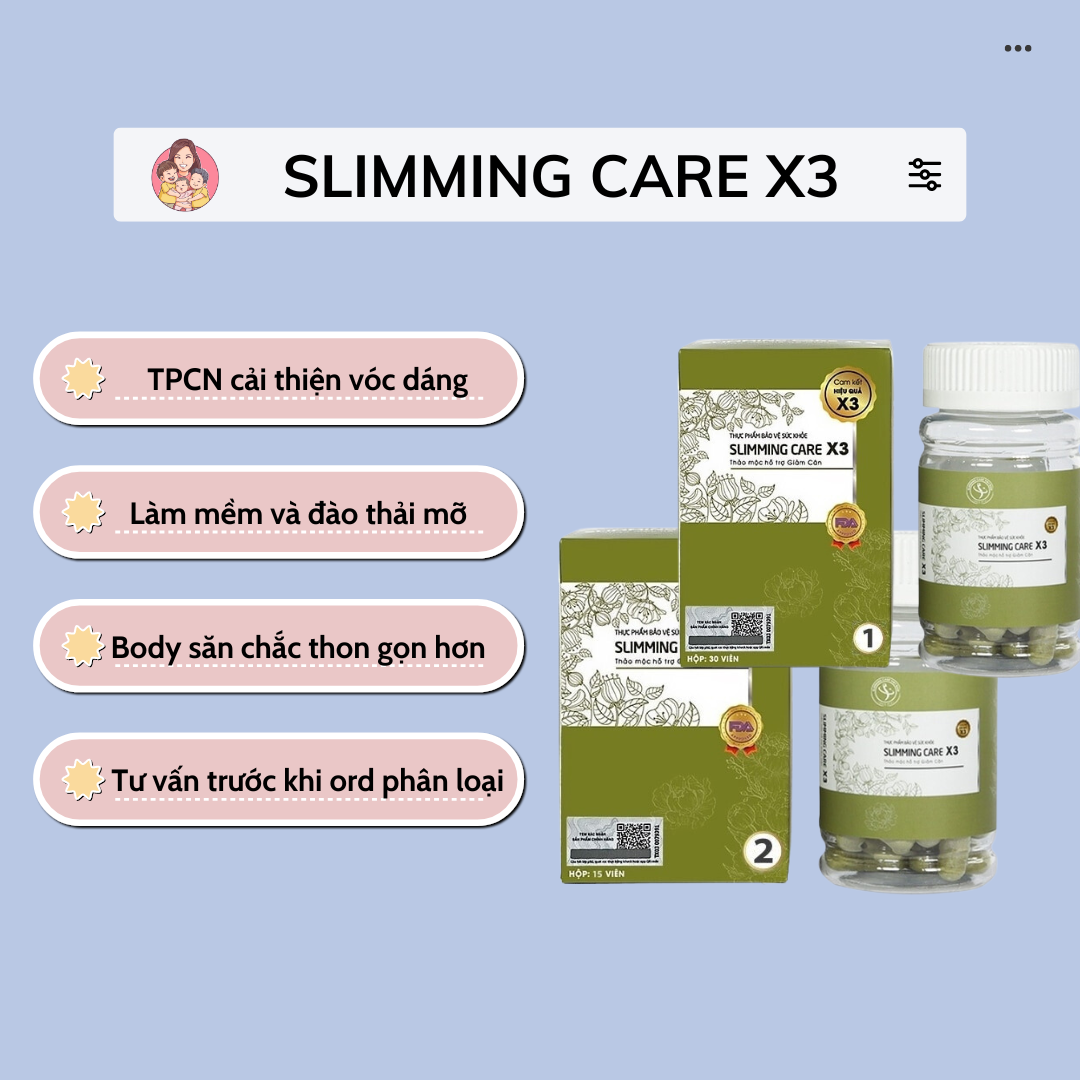 Trà xanh gc slimming care x3