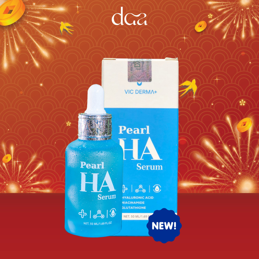Serum vicderma ha pearl cấp ẩm phục hồi 50ml