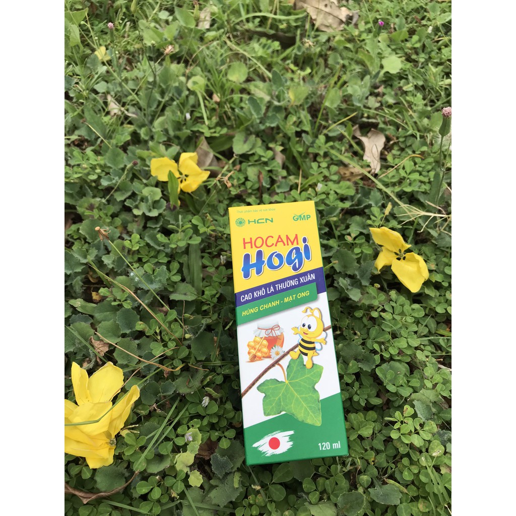 Siro ho - siro húng chanh - cao khô lá thường xuân hocam hogi chai 120ml