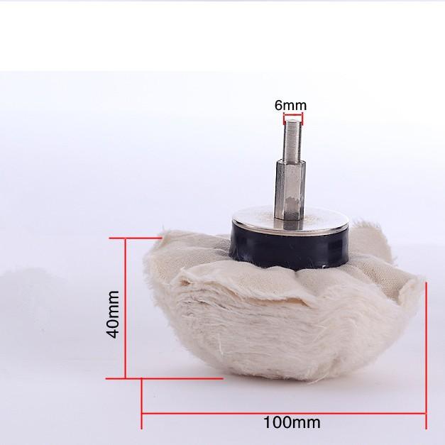 [HCM]Vải bông đánh bóng hình bán nguyệt 100mm