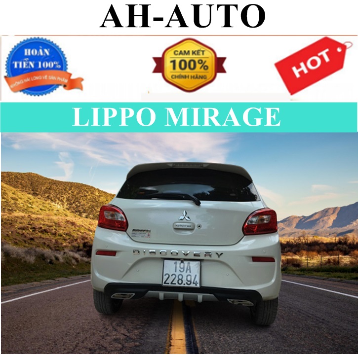 Lippo, lip chia pô,ốp cản sau cho xe mirage hàng cao cấp loại 1
