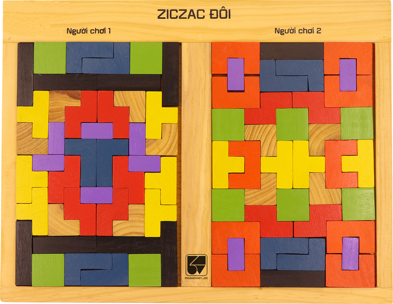 Giảm giá Chia sẻ: 0 Bộ xếp hình gỗ sáng tạo Pentomino ZICZIC đôi ...