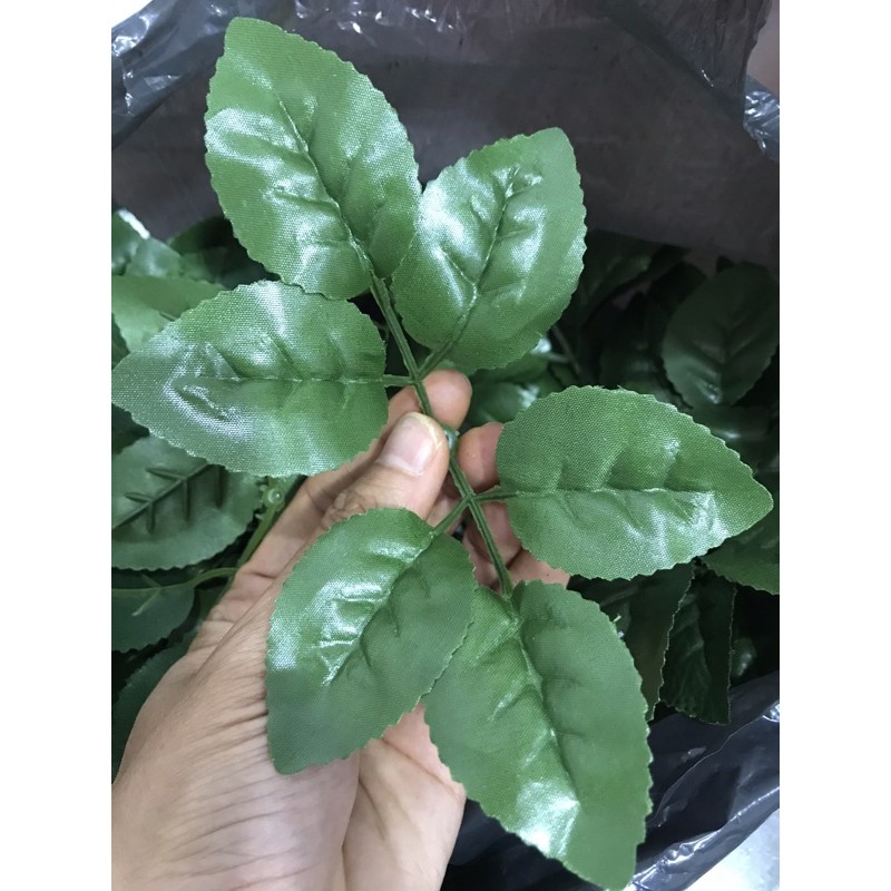 Lá hồng trang trí hoa