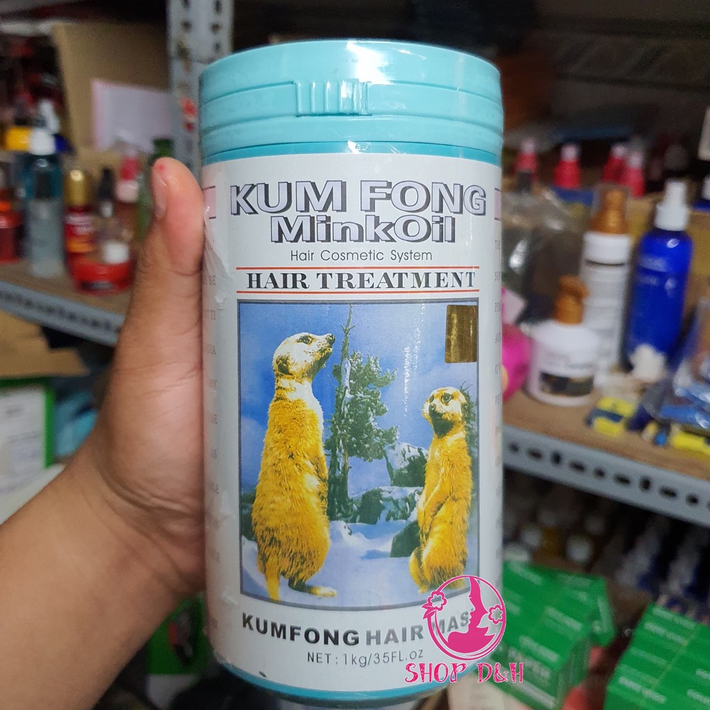 Hấp dầu hiệu con gấu kum fong dành cho tóc nhuộm 1 kg