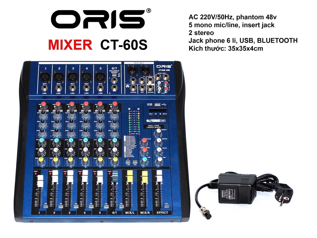 Bàn mixer oris ct-60s