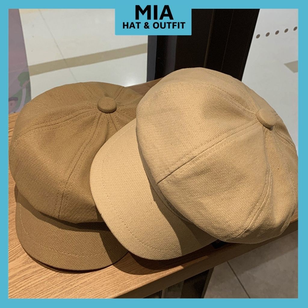 Mũ nồi newsboy nón vải thô cao cấp siêu dễ thương thời trang phong cách cá tính mã miam038