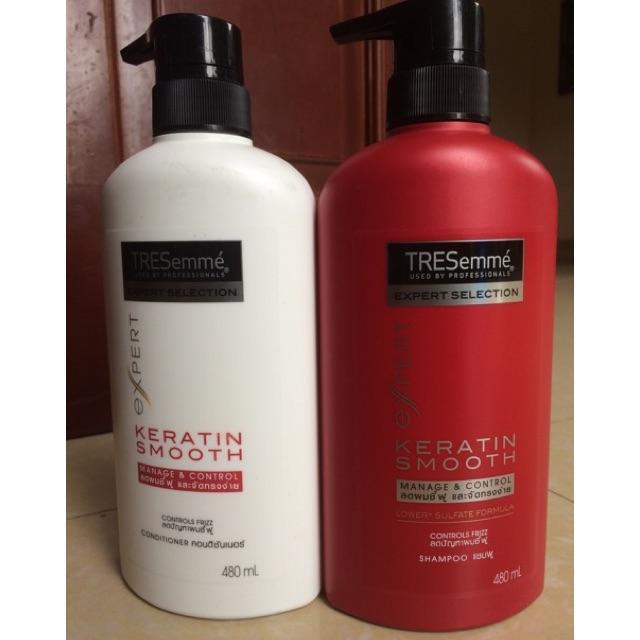 Bộ dầu gội + dầu xả tresemme cho tóc xơ rối 450ml x2 thái lan