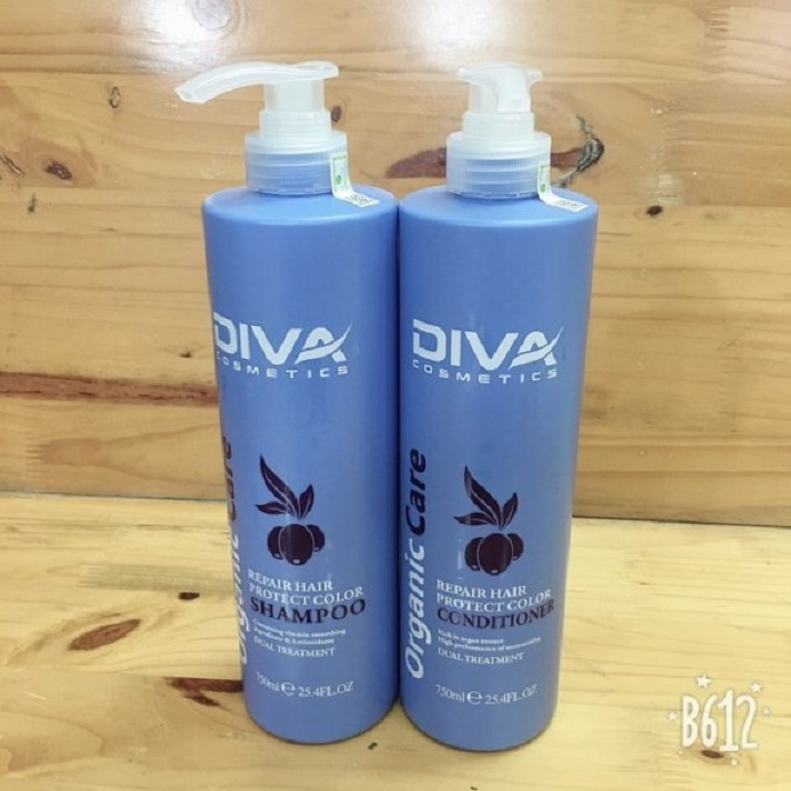 CẶP DẦU GỘI DIVA XANH