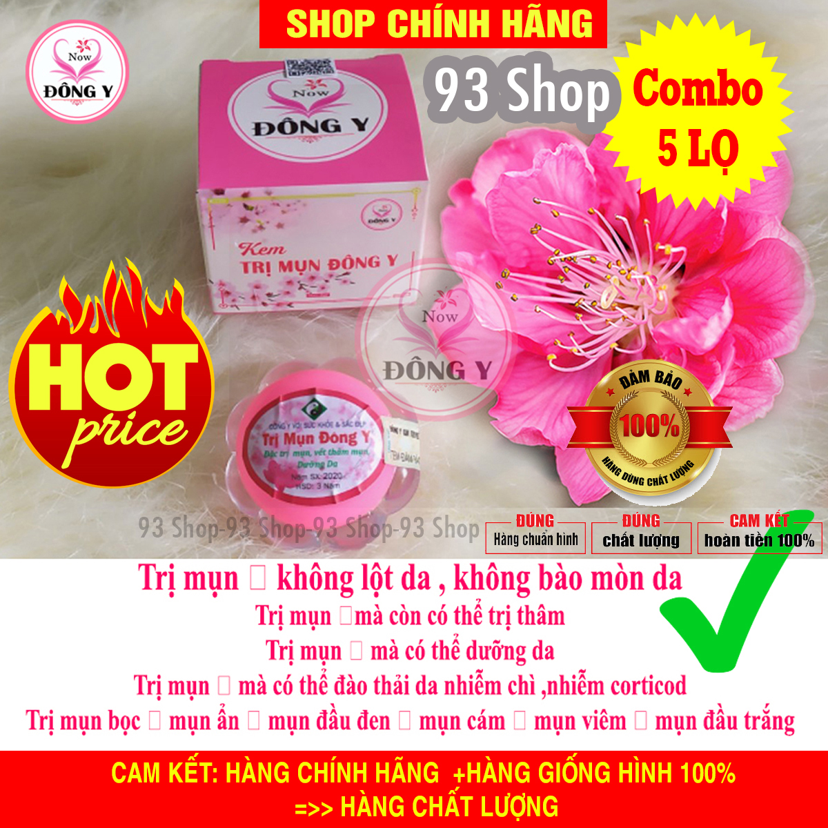 Kem Mụn Thảo Dược Hoa Đào 2 Weeks -Chính Hãng | Lazada.Vn