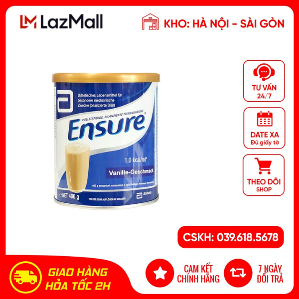 Sữa ensure Đức bé 400g hàng chính hãng