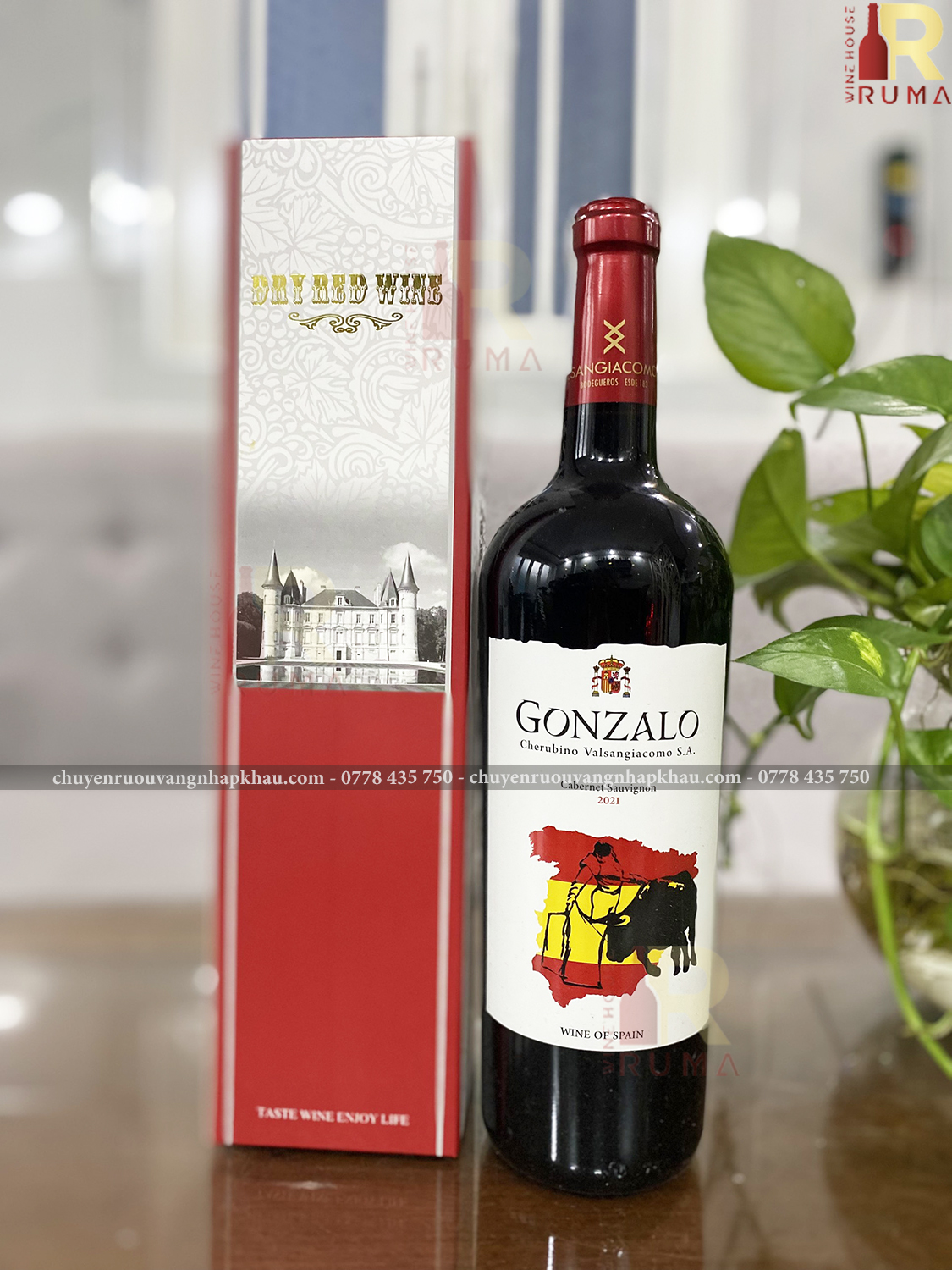 Vang Tây Ban Nha Gonzalo nhập khẩu