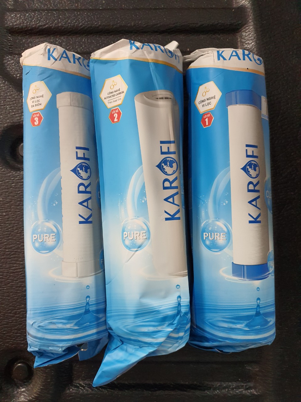 Lõi lọc nước Karofi - Bộ lõi lọc nước 123 Karofi
