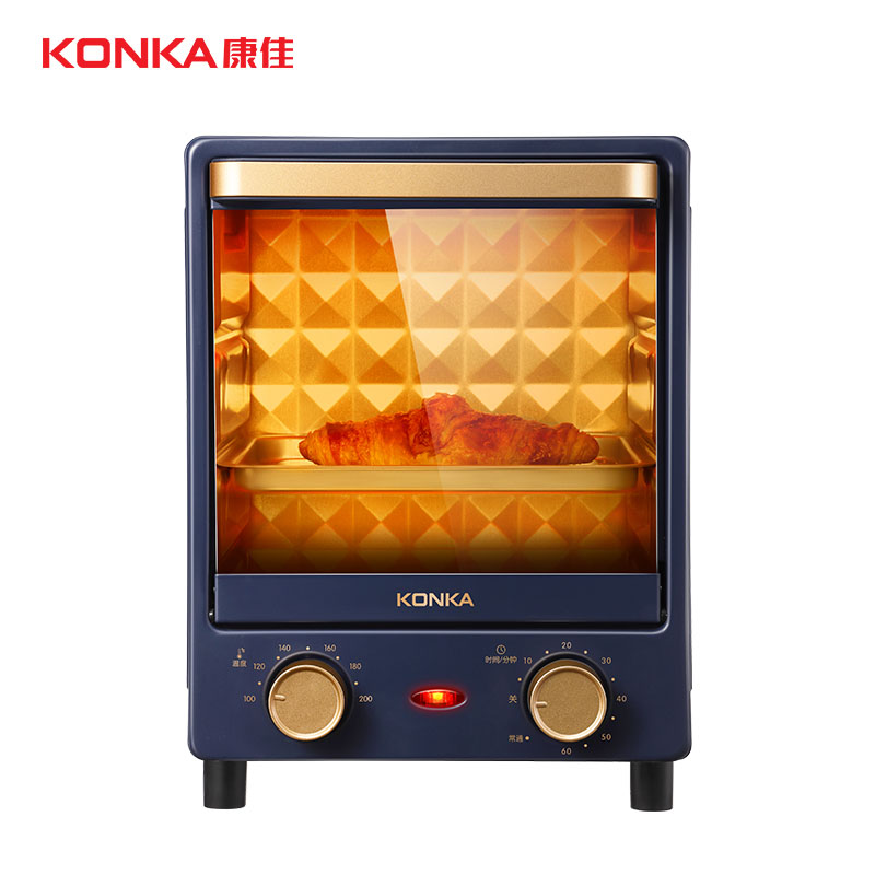 Lò nướng điện KONKA 12L Dạng đứng thế hệ mới Làm nóng nhanh và đều trong 3 giây lò nướng bếp nướng điện