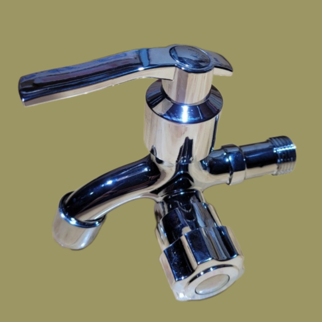 Củ sen lạnh mạ inox ty thau giá rẻ Tay Dẹp ren 21mm