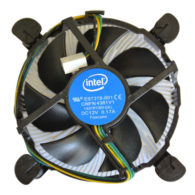 Quạt tản nhiệt CPU máy tính Socket 1155/1151/1150 (Màu đen, bạc)