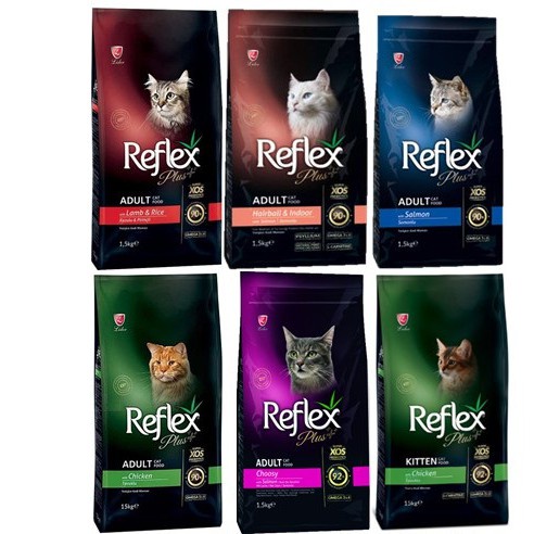 Reflex plus 1,5kg thức ăn hạt cao cấp cho mèo con mèo trưởng thành