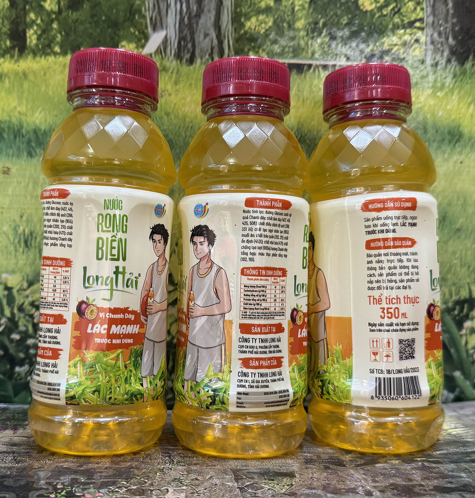 1 Lốc Nước rong biển Long Hải vị (CHANH DÂY)/ 6 Chai * 350ml