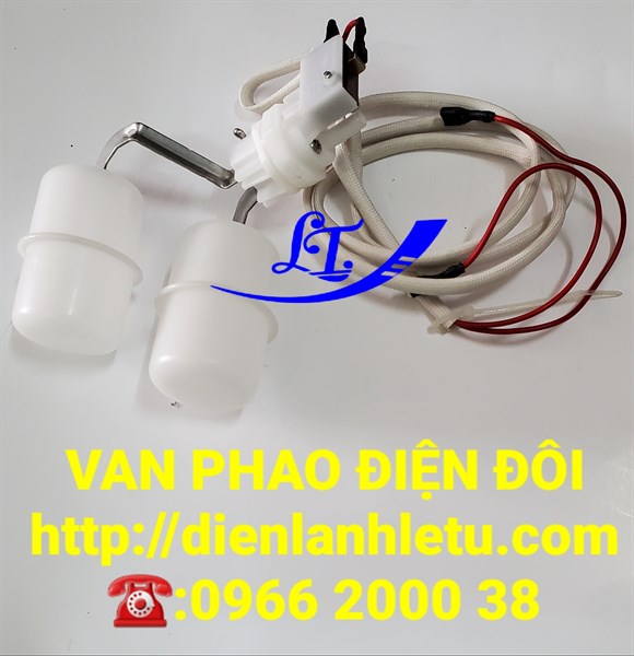 Van phao điện đôi - máy lọc nước