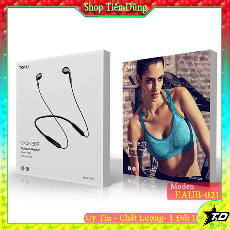 Tai nghe bluetooth totu eaub 021- tai nghe không dây toto eaub-021 kiểu dây quảng cổ phù hợp cho thể thao