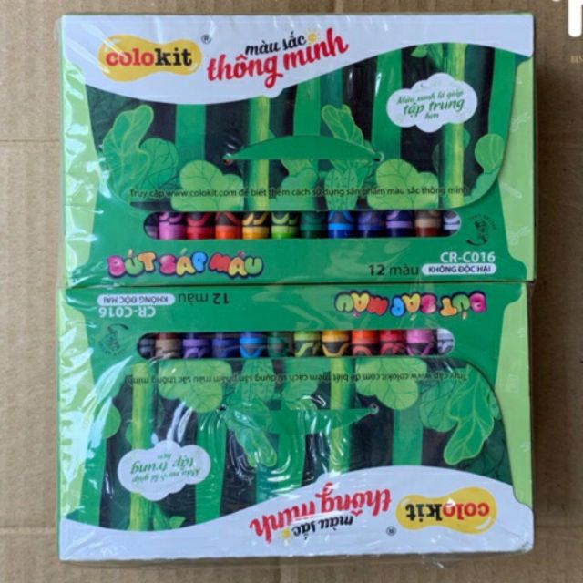 Bộ bút sáp màu 12 màu colokit