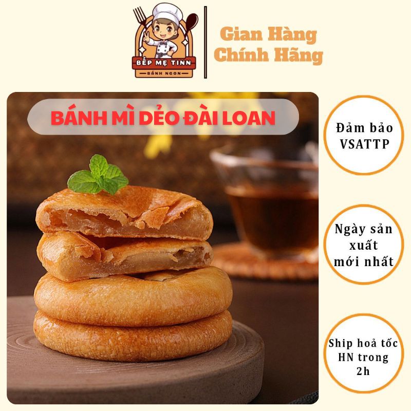 Bánh mì dẻo đài loan dai dai ngọt ngọt của lúa mạch và trứng gà, đầy đủ dinh dưỡng, vị ngon khó cưỡng