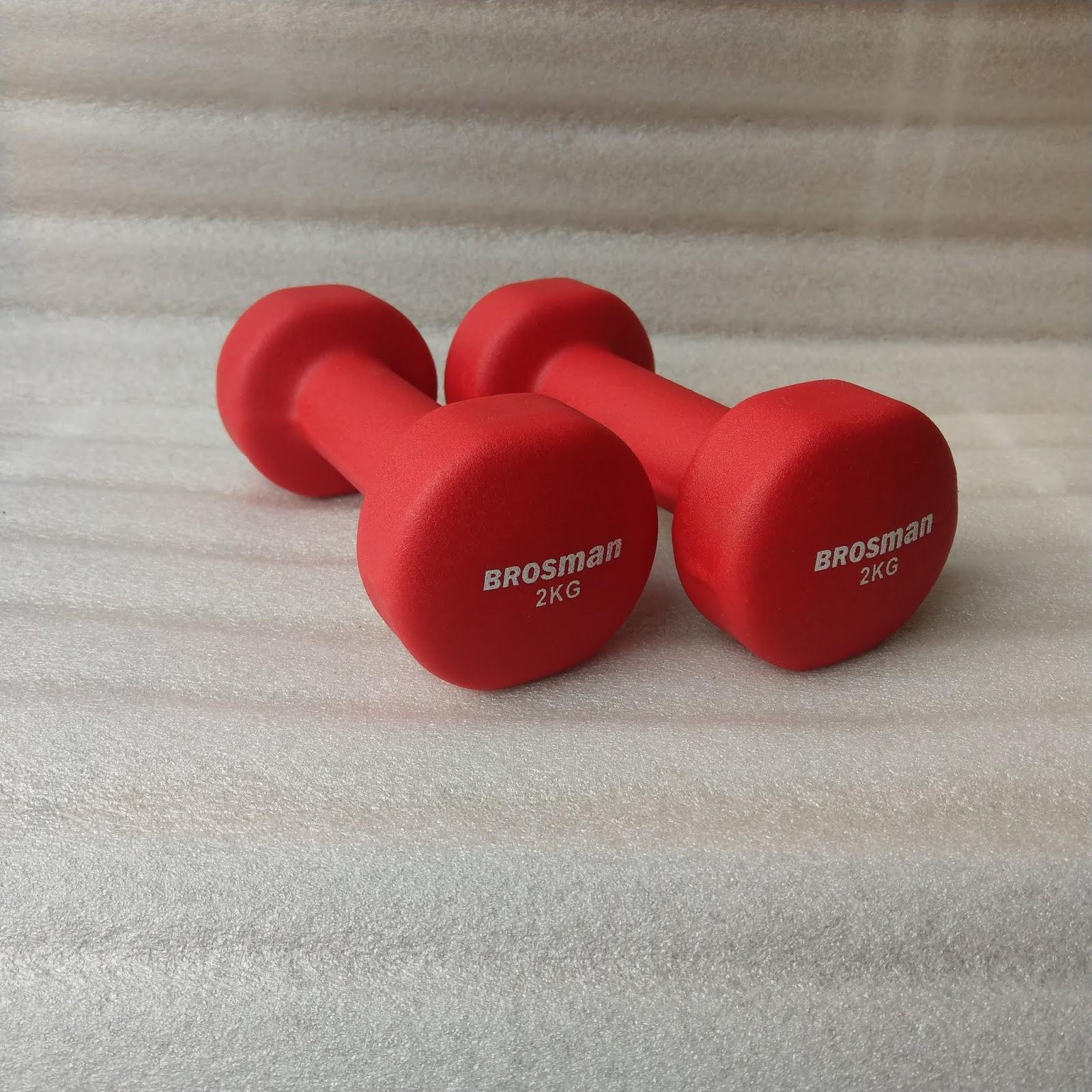 Bộ 2 tạ tay brosman 2 kg