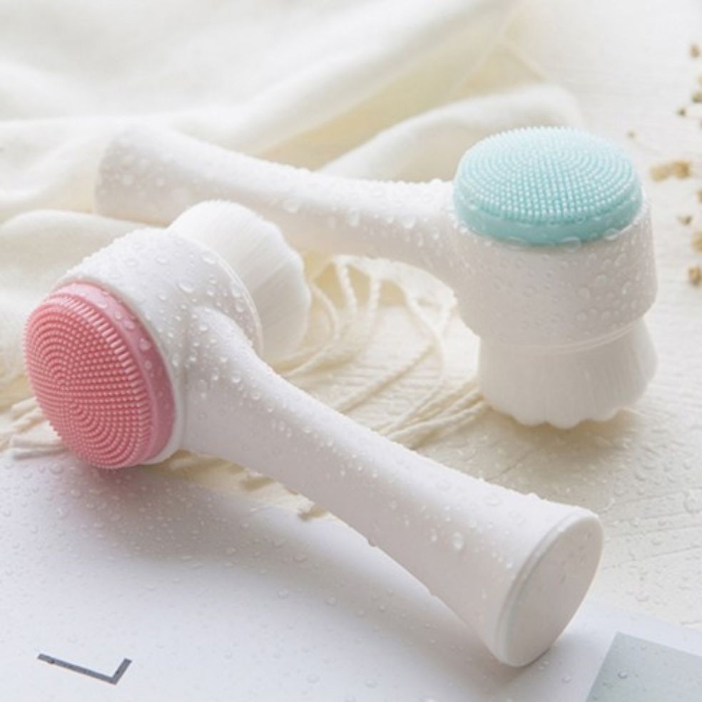 Cọ rửa mặt massage 2 đầu