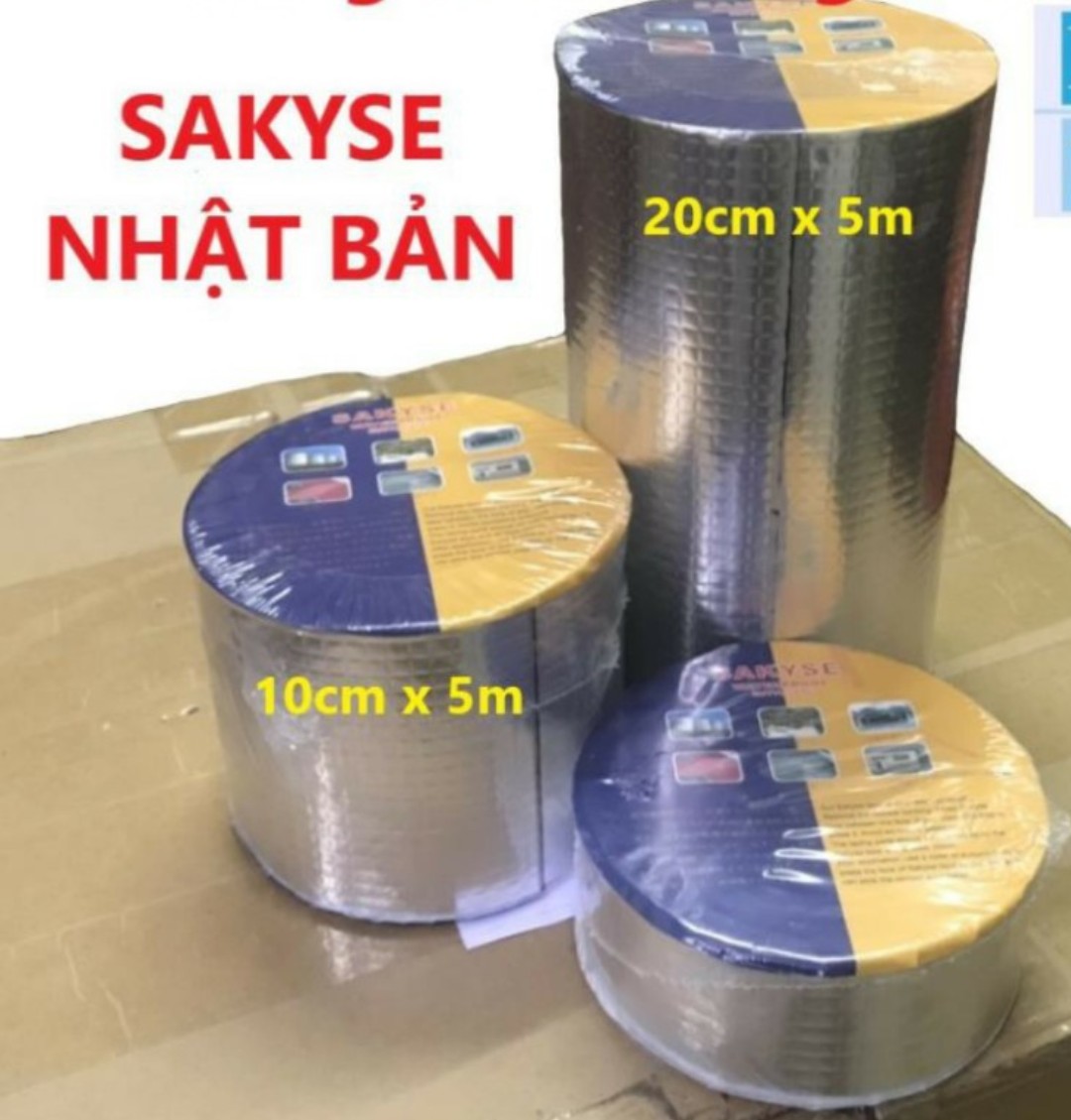 Băng keo Sakyse chống thấm , chống dột đa năng loại 10cm/ Băng keo nhật bản Sakyse loại 10cm