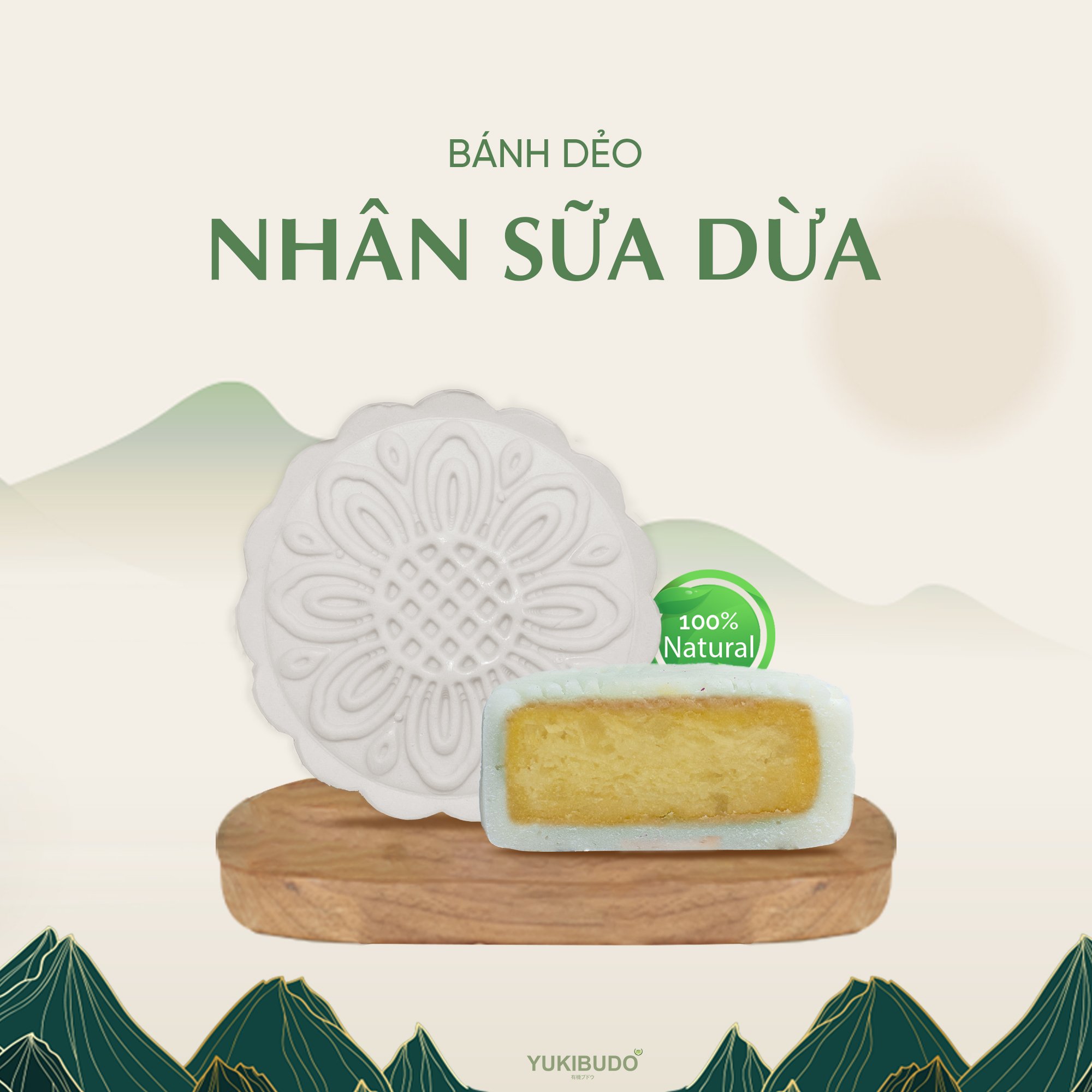 Bánh Trung Thu Sữa dừa dẻo