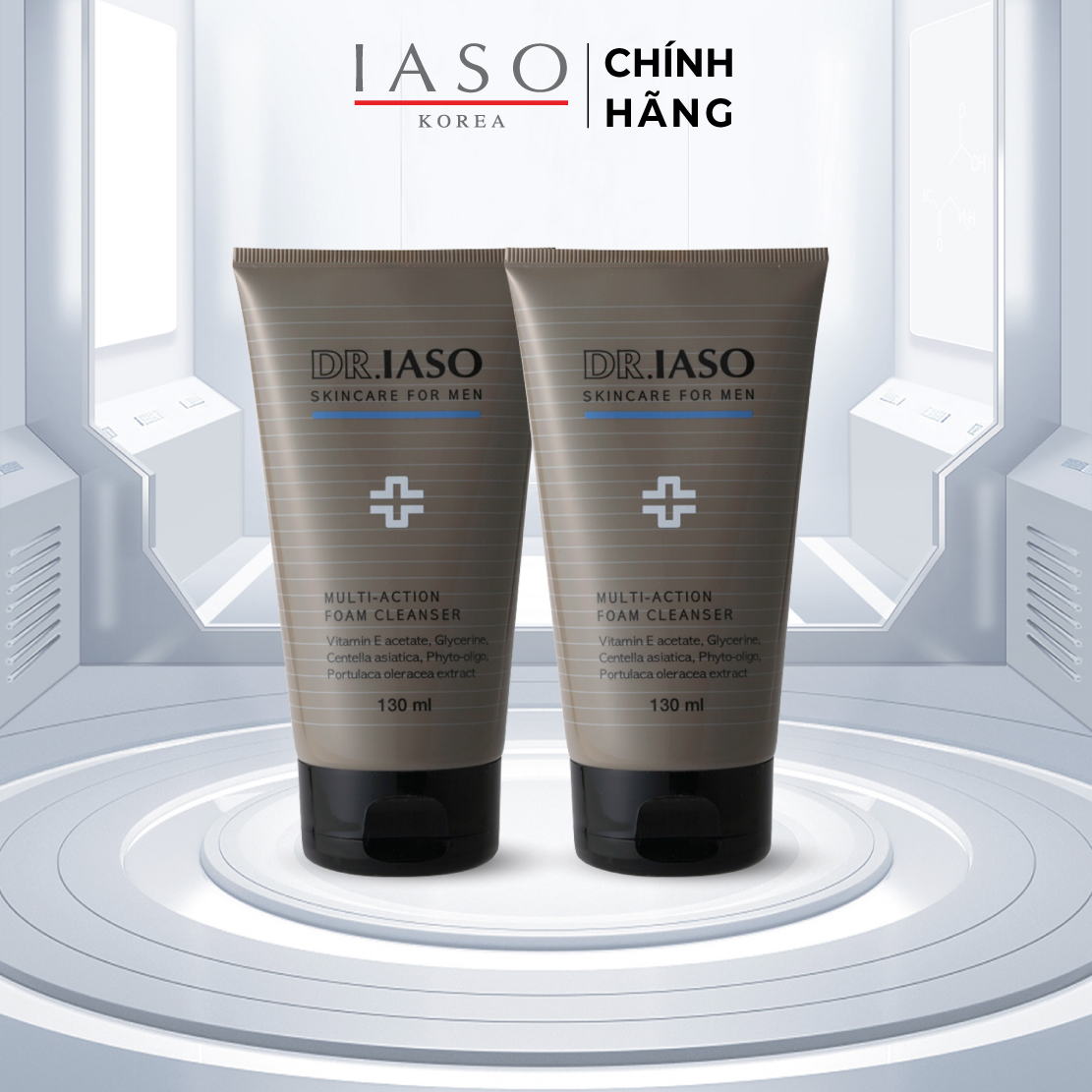 Combo of 2 D17 Facial Cleanser for Men Skincare for Men Multi-Action Foam Cleanser - Dr Iaso Giá 792,000 Đồng*Miễn phí vận chuyển