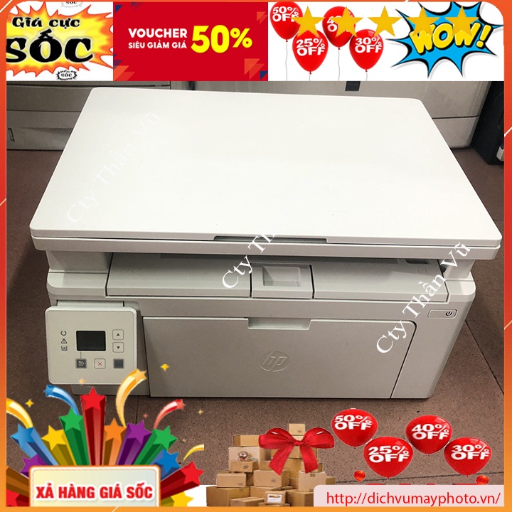 Máy in laser đa chức năng hp laserjet pro mfp m130a đa năng có in scan copy bảo hành ineco
