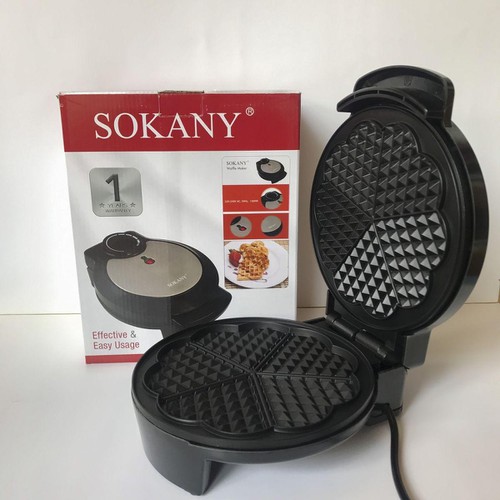 Máy Làm Bánh SOKANY , Máy Kẹp Đa Năng, làm những chiếc bánh vàng giòn và thơm ngon, tiết kiệm chi phí, đảm bảo vệ sinh., Máy làm bánh hình thú, Máy làm bánh bông lan, Máy làm bánh cá, Máy làm bánh kẹp