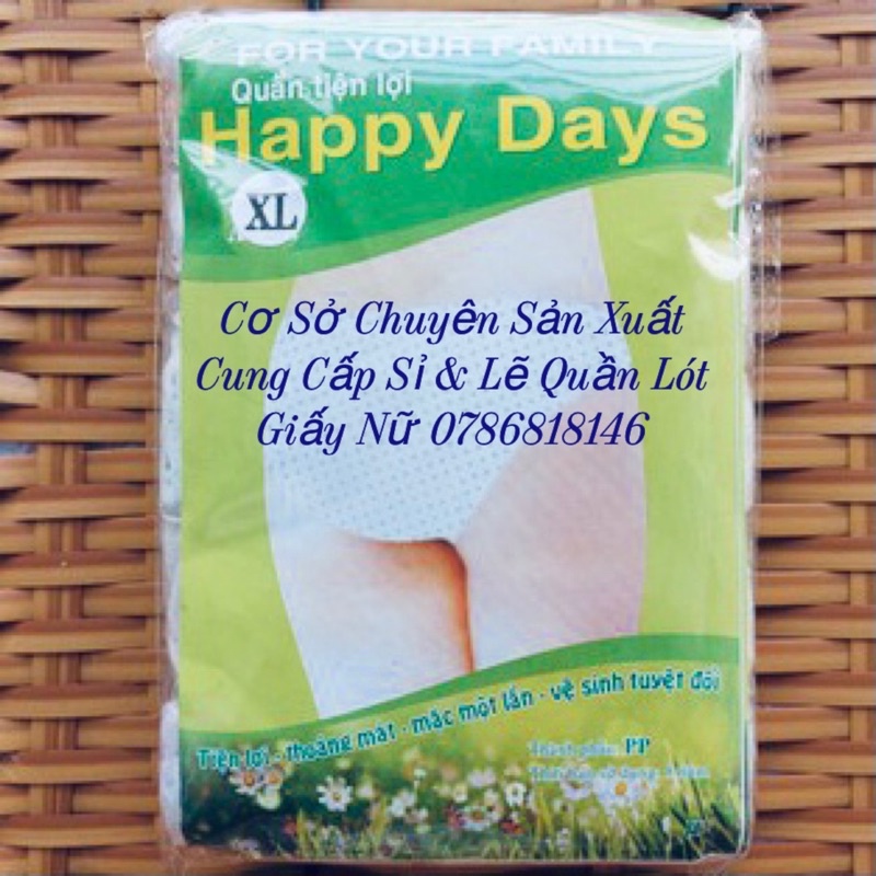 Combo 10 gói quần lót giấy 1 gói 5 chiếc
