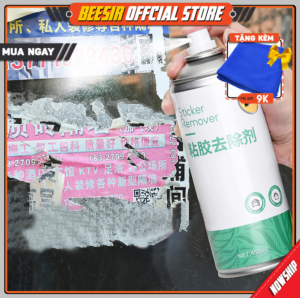 Chai Xịt Tẩy Keo Dính Đa Năng Trên Mọi Bề Mặt Shima 280ml