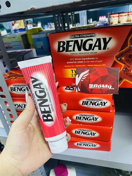 [Domy.Vn] Kem xoa bóp giảm đau BENGAY Ultra Strength 113g  của Mỹ, giảm đau nhanh do đau cơ, lưng, bong gân, đau do viêm cơ-khớp, đau dây thần kinh,  viêm cơ, nhức mỏi cơ, các vết bầm tím hoặc bị thoái hóa khớp- Đồ Mỹ