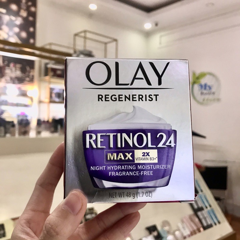 [Hàng Mỹ]Kem dưỡng da Olay Regenerist Retinol 24 Max 2x Night Moisturizer 48gr