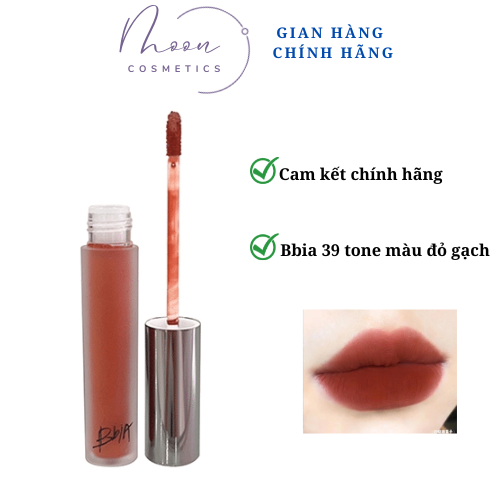 Son Bbia 39 Đỏ Gạch, Son Bbia Last Velvet Lip Tint Version 8 Màu 39