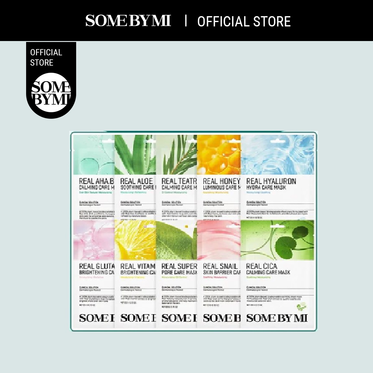 Mặt nạ dưỡng da Some By Mi Real Mask 20g cấp ẩm sâu, làm dịu, dưỡng trắng