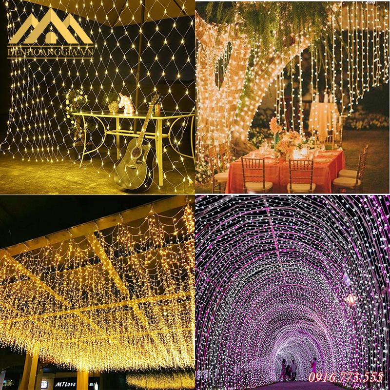 đèn led dài 3.5 m chớp nháy trang trí nhà quán cafe