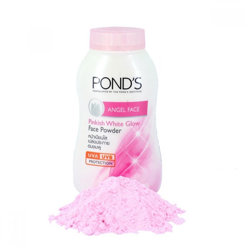 Phấn pond's - pinkish white glow face powder 50ml